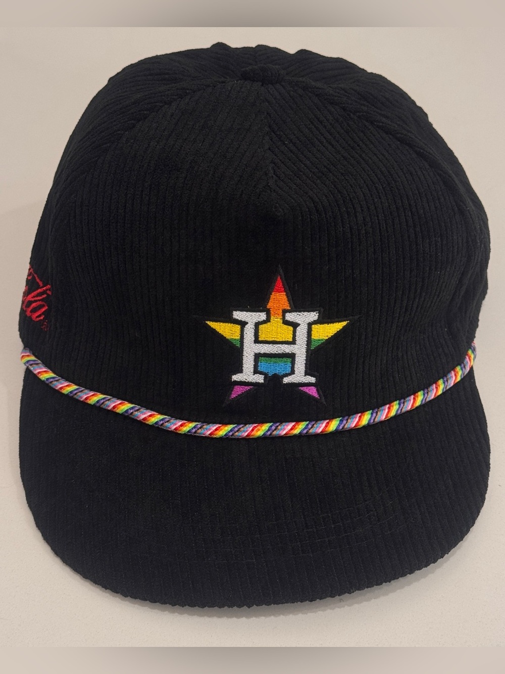 Houston Astros Pride Night Corduroy Hat NWT